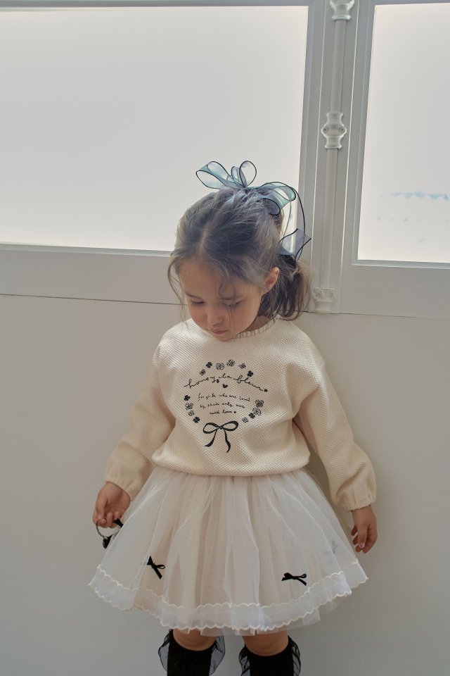 Momo Ann - Korean Children Fashion - #kidsshorts - Curly Waffle Tee - 3