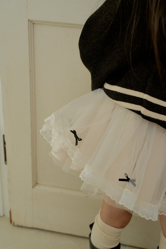 Momo Ann - Korean Children Fashion - #kidsstore - Ribbon Tulle Skirt - 11