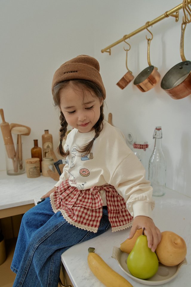 Momo Ann - Korean Children Fashion - #kidsstore - Milk Sweatshirt - 5