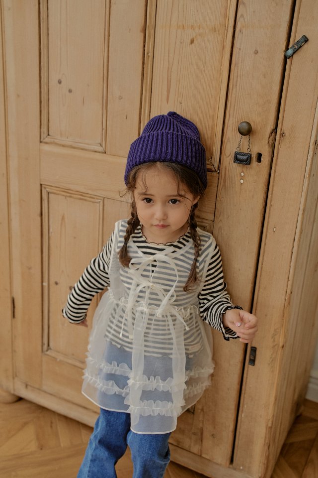 Momo Ann - Korean Children Fashion - #kidzfashiontrend - Bubble Tulle One-piece - 8