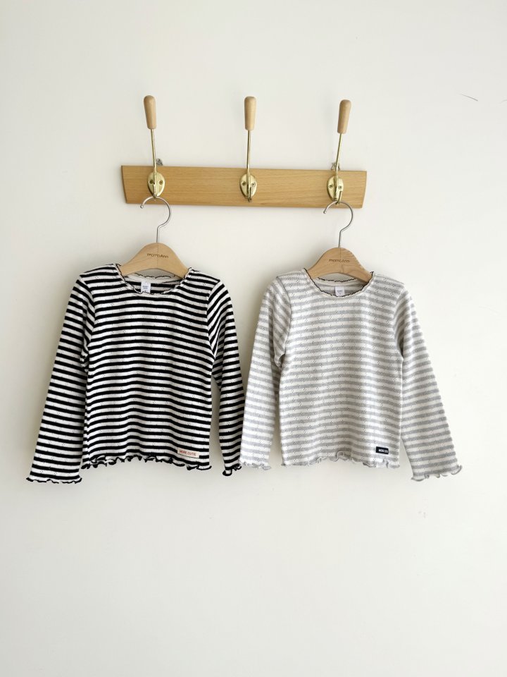 Momo Ann - Korean Children Fashion - #kidzfashiontrend - Tommy Stripe Tee - 11