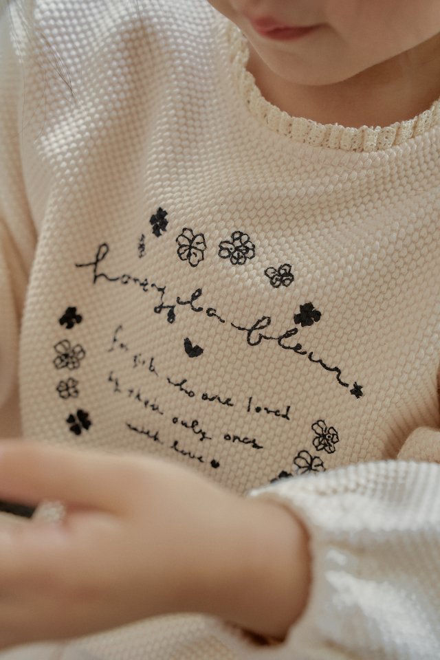 Momo Ann - Korean Children Fashion - #kidzfashiontrend - Curly Waffle Tee - 5