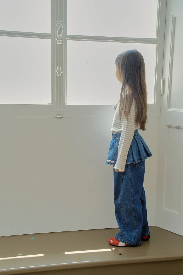 Momo Ann - Korean Children Fashion - #minifashionista - Pleated Jeans - 5