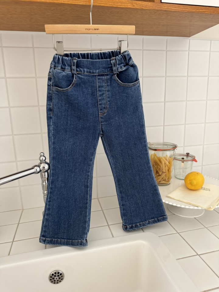 Momo Ann - Korean Children Fashion - #prettylittlegirls - Stretch Denim Bootcut Pants - 11