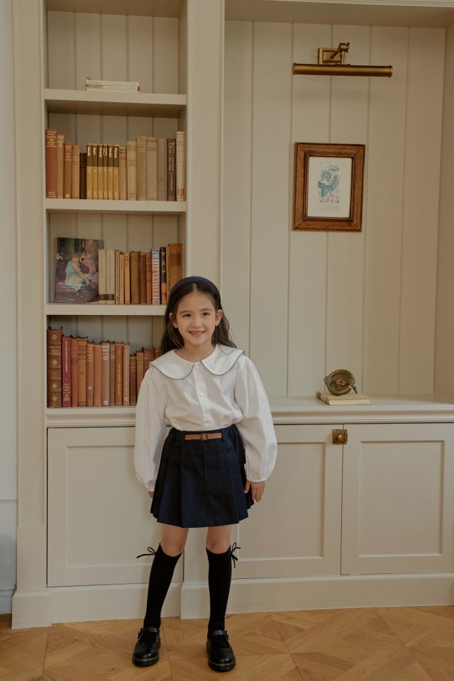 Momo Ann - Korean Children Fashion - #stylishchildhood - Cotton Belt Skirt - 7