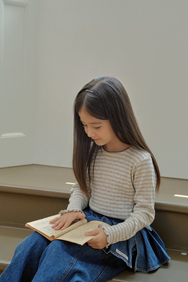 Momo Ann - Korean Children Fashion - #stylishchildhood - Tommy Stripe Tee - 3