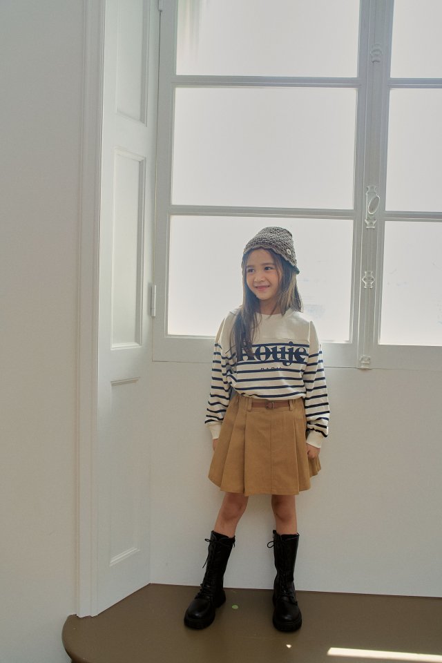 Momo Ann - Korean Children Fashion - #todddlerfashion - Lucy Stripe Sweatshirt - 3