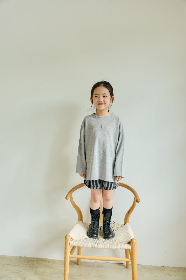 Mon Atelier - Korean Children Fashion - #Kfashion4kids - Loose Long Tee - 8