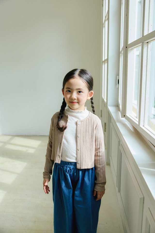 Mon Atelier - Korean Children Fashion - #kidzfashiontrend - Crop Cardigan - 4