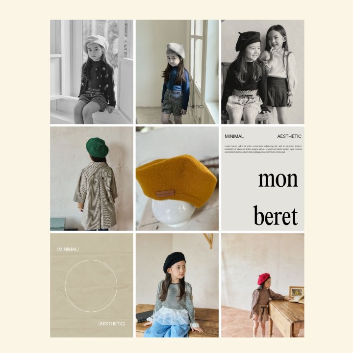 Mon Atelier - Korean Children Fashion - #Kfashion4kids - Mont Beret