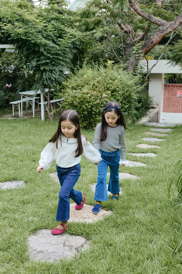 Mon Atelier - Korean Children Fashion - #Kfashion4kids - Initial Bootcut Pants - 12