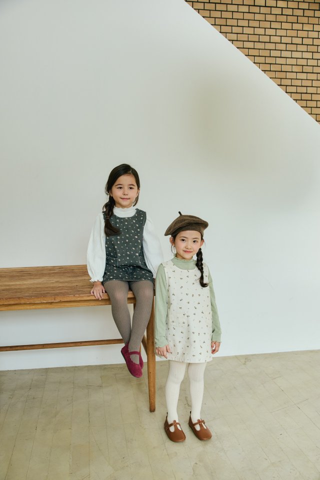 Mon Atelier - Korean Children Fashion - #childofig - A Flower One-piece - 3