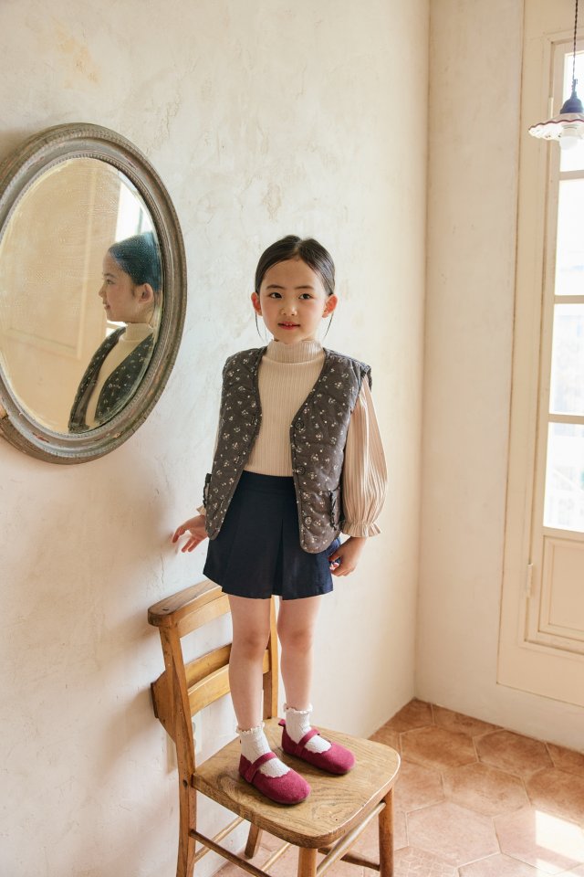 Mon Atelier - Korean Children Fashion - #childofig - Floral Vest - 5