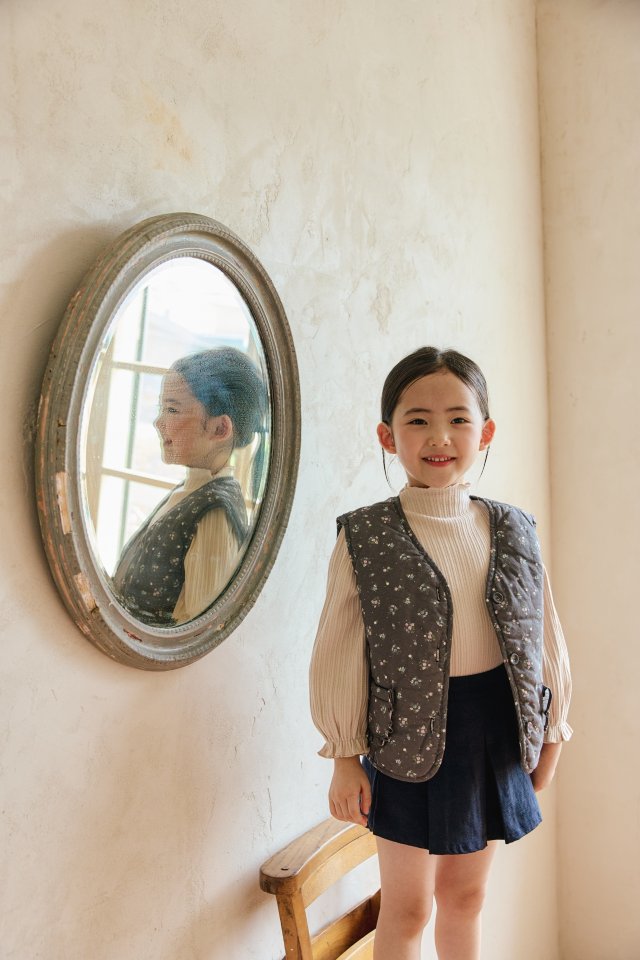 Mon Atelier - Korean Children Fashion - #childofig - Floral Vest - 6