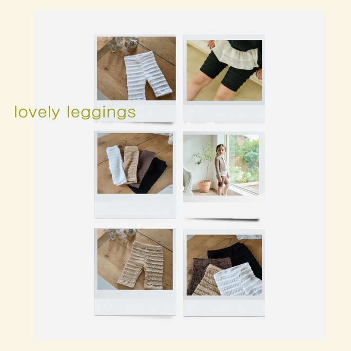 Mon Atelier - Korean Children Fashion - #childofig - Lovely Leggings