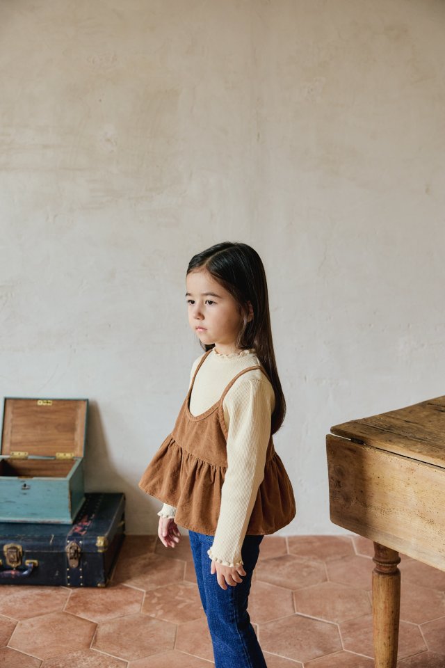 Mon Atelier - Korean Children Fashion - #childrensboutique - Corduroy Bustier - 10