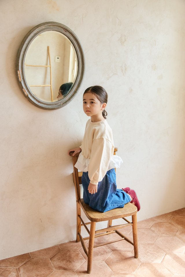 Mon Atelier - Korean Children Fashion - #designkidswear - Frill Sweatshirt - 9