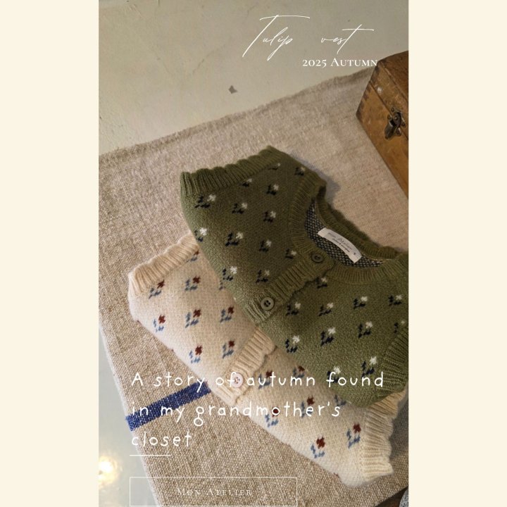 Mon Atelier - Korean Children Fashion - #discoveringself - Tulip Vest