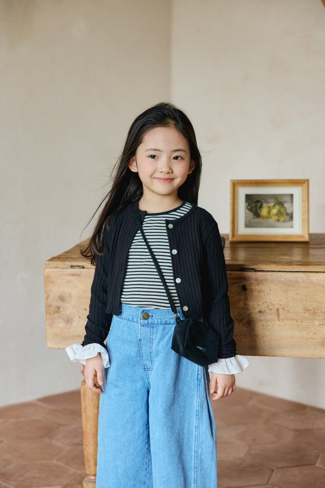 Mon Atelier - Korean Children Fashion - #kidzfashiontrend - Once Striped Tee - 8