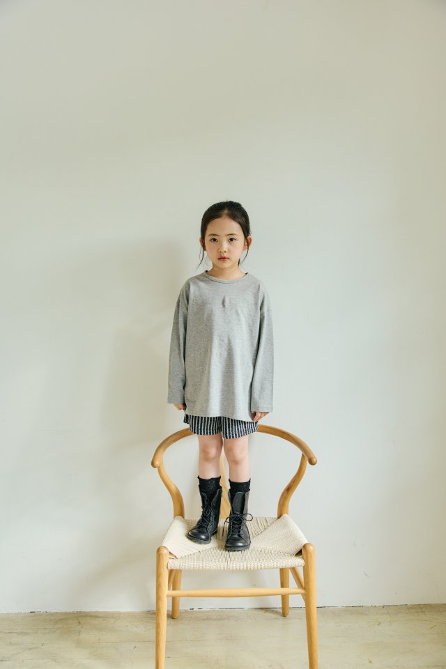 Mon Atelier - Korean Children Fashion - #kidzfashiontrend - Loose Long Tee - 7
