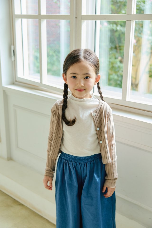 Mon Atelier - Korean Children Fashion - #littlefashionista - Crop Cardigan - 5