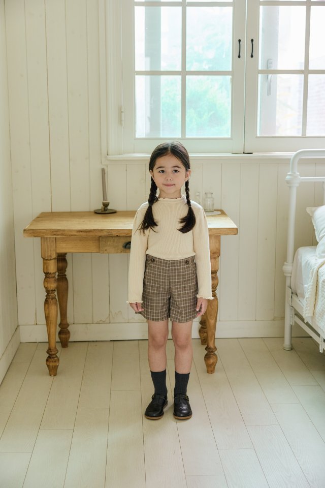 Mon Atelier - Korean Children Fashion - #littlefashionista - Frill Knit Top - 4