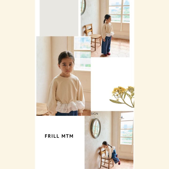 Mon Atelier - Korean Children Fashion - #magicofchildhood - Frill Sweatshirt