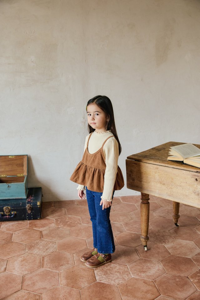 Mon Atelier - Korean Children Fashion - #magicofchildhood - Corduroy Bustier - 4