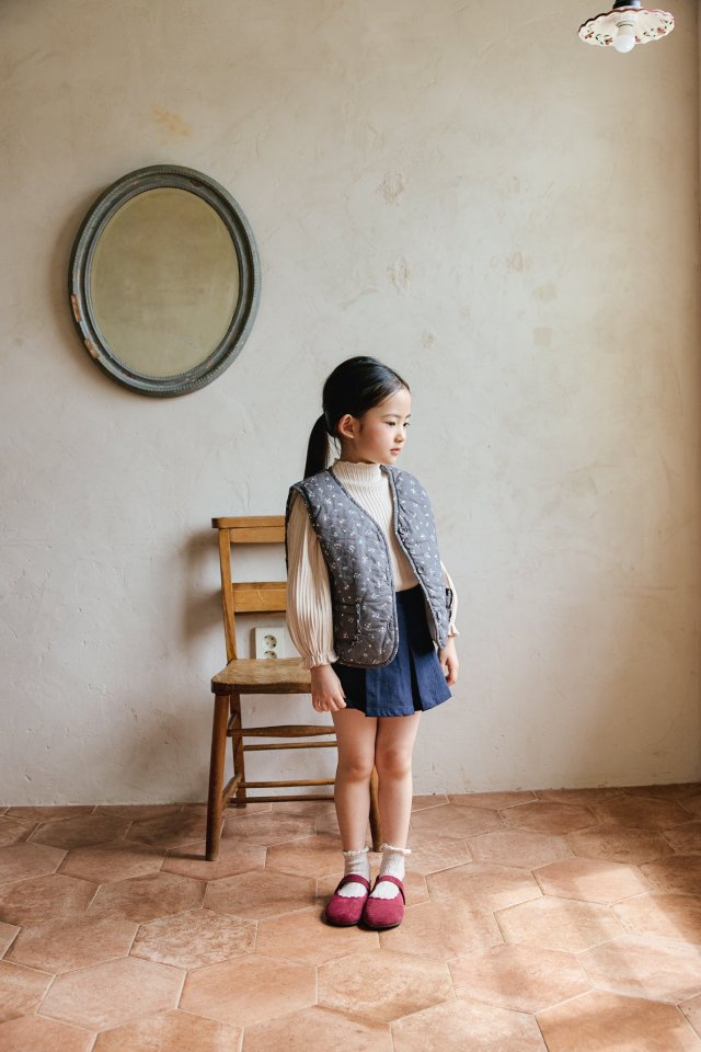 Mon Atelier - Korean Children Fashion - #minifashionista - Floral Vest - 3