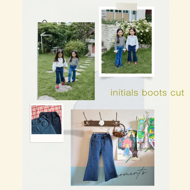 Mon Atelier - Korean Children Fashion - #minifashionista - Initial Bootcut Pants