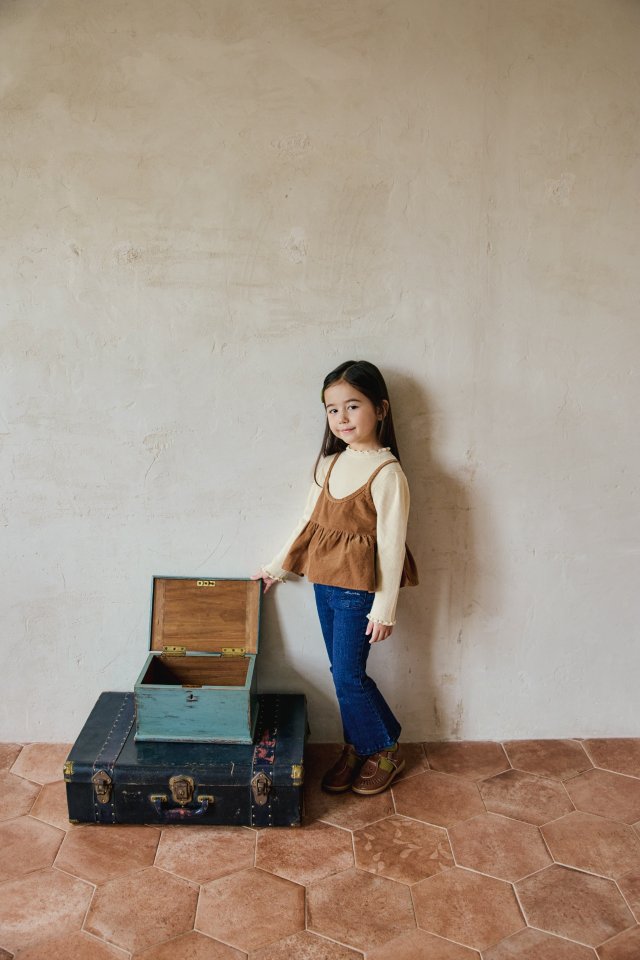 Mon Atelier - Korean Children Fashion - #prettylittlegirls - Corduroy Bustier - 5