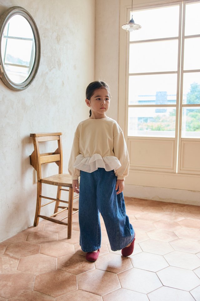 Mon Atelier - Korean Children Fashion - #stylishchildhood - Frill Sweatshirt - 6