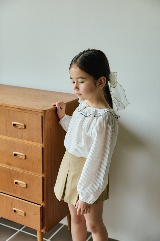 Mon Atelier - Korean Children Fashion - #toddlerclothing - Pico Blouse - 6