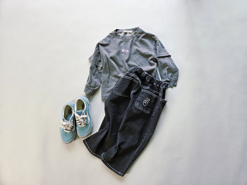 Mooi Store - Korean Children Fashion - #childofig - V-Stretch Denim Pants - 6