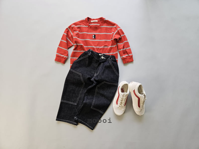Mooi Store - Korean Children Fashion - #childofig - Dog Stripe R Tee - 3