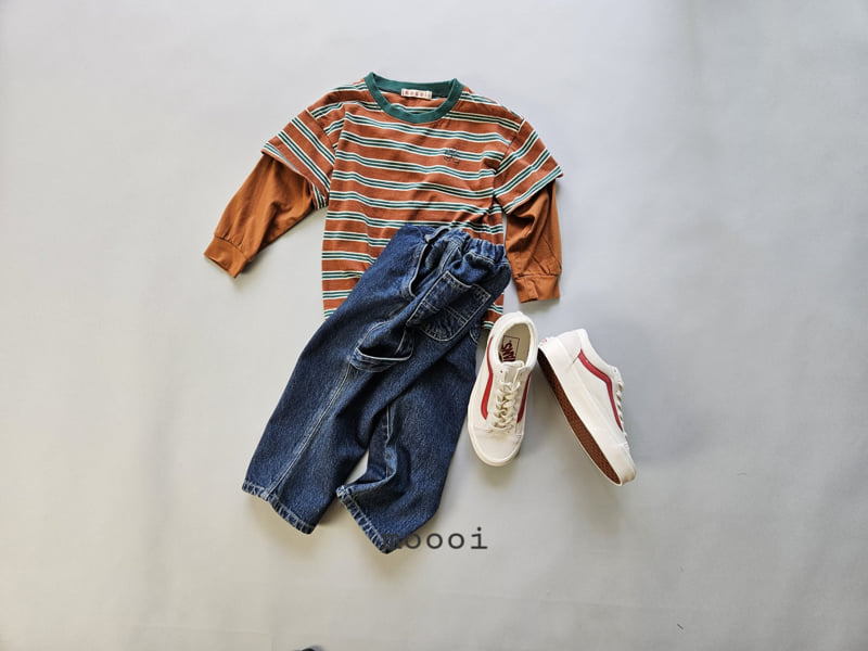 Mooi Store - Korean Children Fashion - #childofig - Stripe Layered Tee - 2