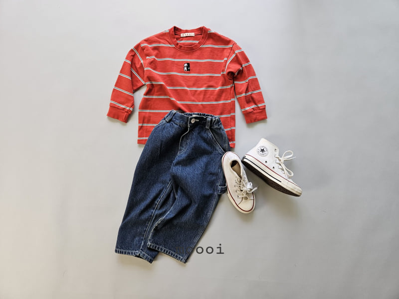 Mooi Store - Korean Children Fashion - #childofig - Dog Stripe R Tee - 4