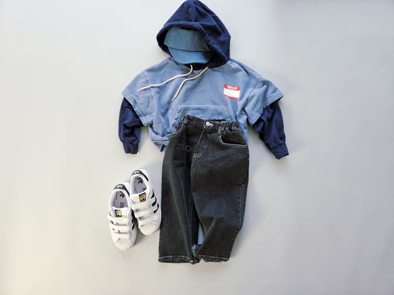 Mooi Store - Korean Children Fashion - #designkidswear - V-Stretch Denim Pants - 8