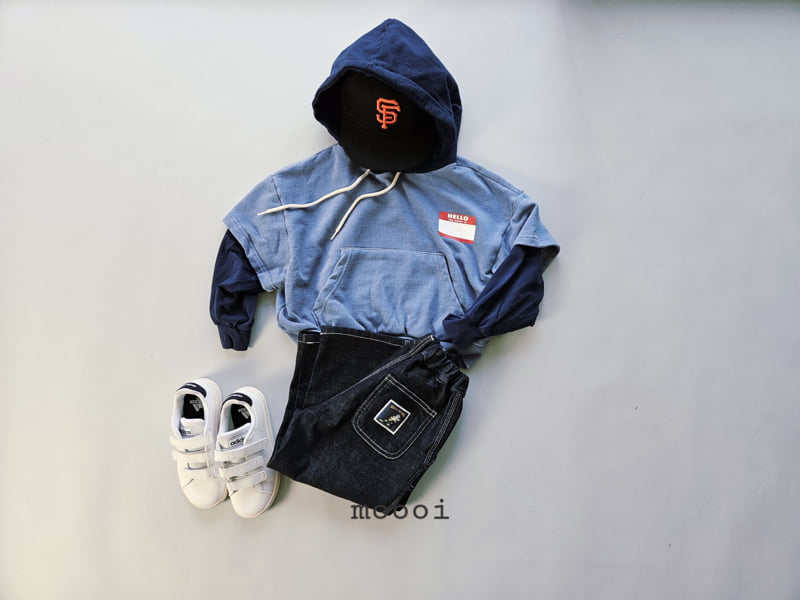 Mooi Store - Korean Children Fashion - #discoveringself - Layered Hoodie - 4