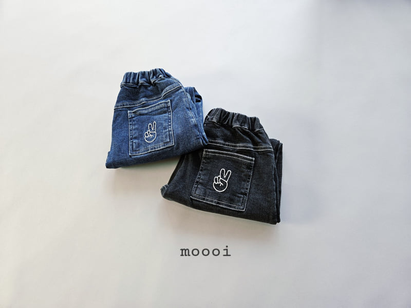 Mooi Store - Korean Children Fashion - #kidsshorts - V-Stretch Denim Pants - 11