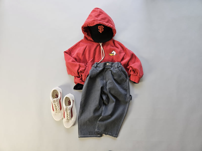 Mooi Store - Korean Children Fashion - #kidsshorts - Pigment Otaku Hoodie - 6