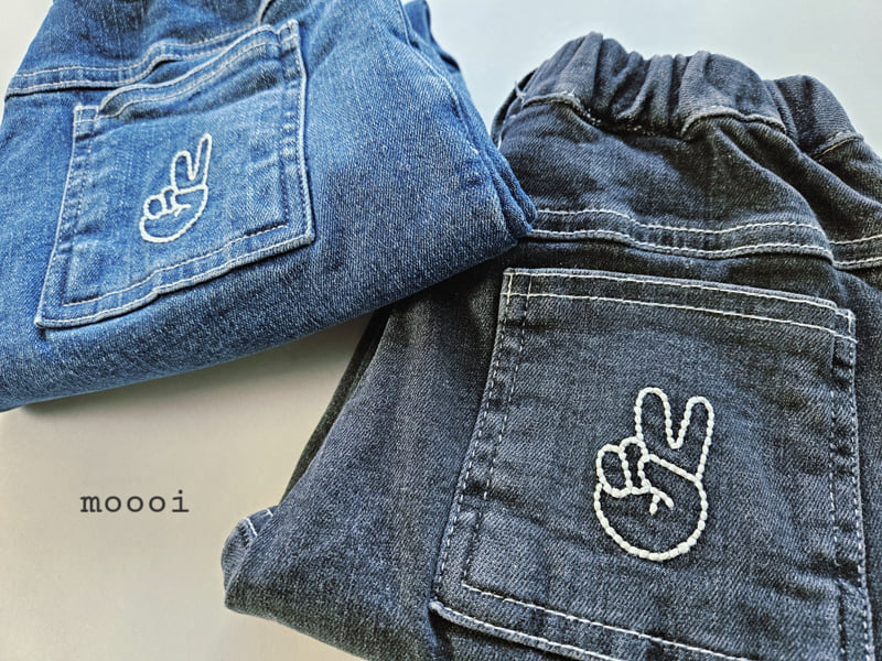 Mooi Store - Korean Children Fashion - #kidsstore - V-Stretch Denim Pants - 12