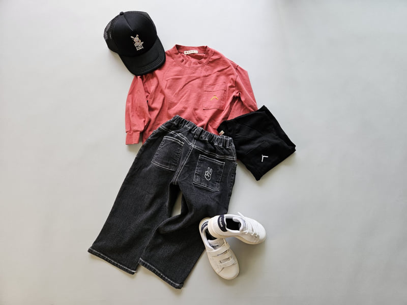 Mooi Store - Korean Children Fashion - #minifashionista - Pocket Embroidery Tee - 6