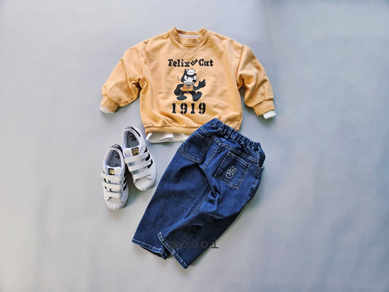 Mooi Store - Korean Children Fashion - #todddlerfashion - V-Stretch Denim Pants - 3