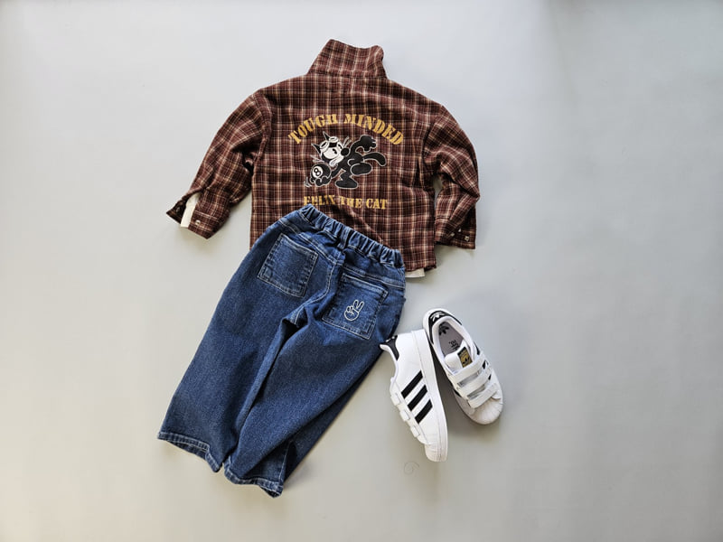 Mooi Store - Korean Children Fashion - #todddlerfashion - V-Stretch Denim Pants - 4