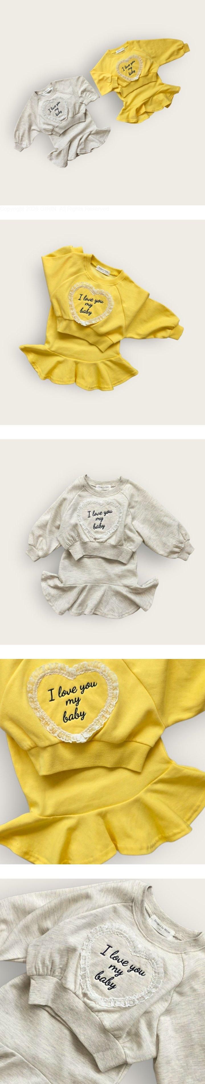 Moran - Korean Children Fashion - #discoveringself - Lovely Heart Set