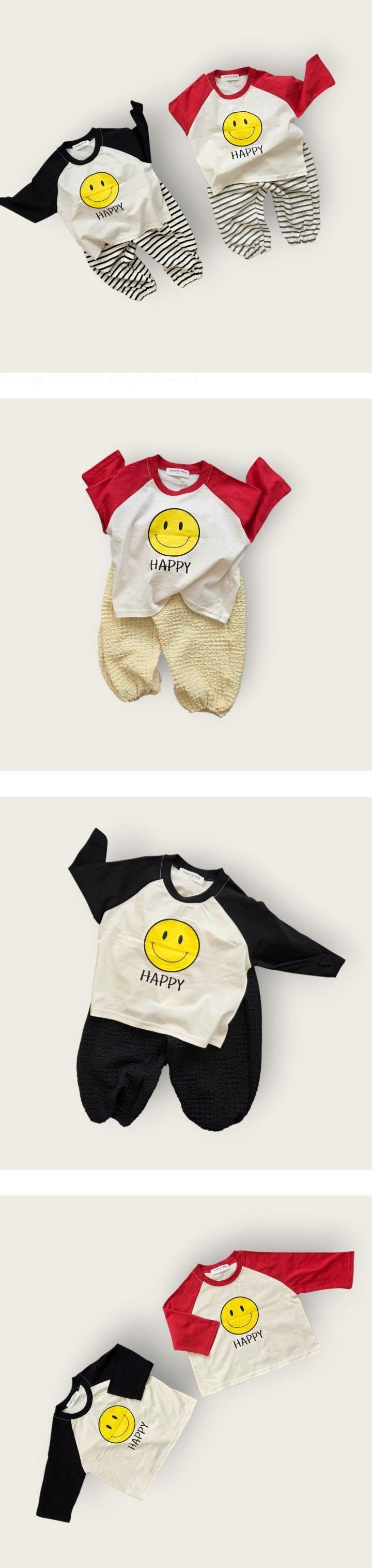 Moran - Korean Children Fashion - #minifashionista - Smile Tee