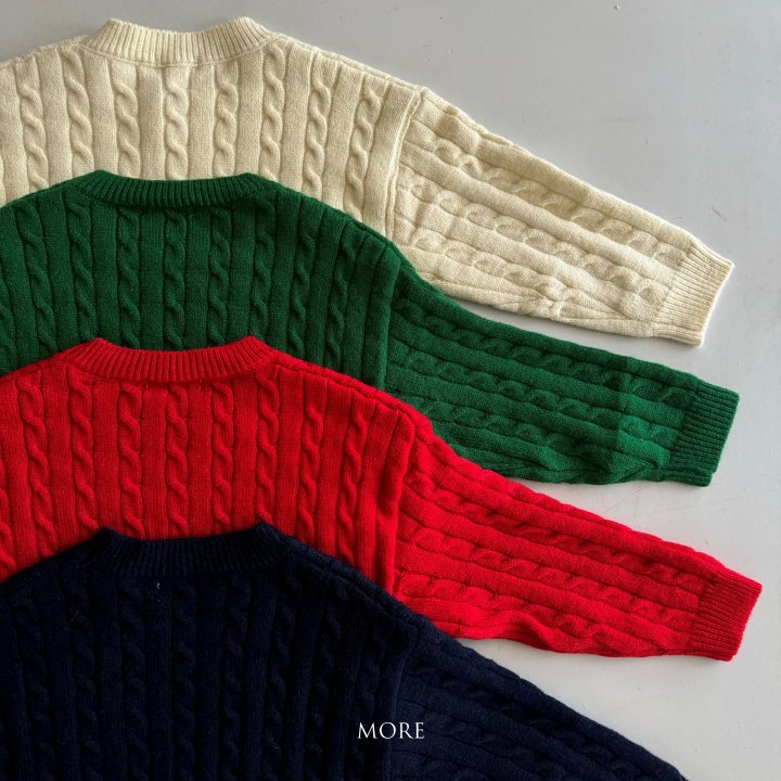 More - Korean Children Fashion - #Kfashion4kids - Cable Knit - 3