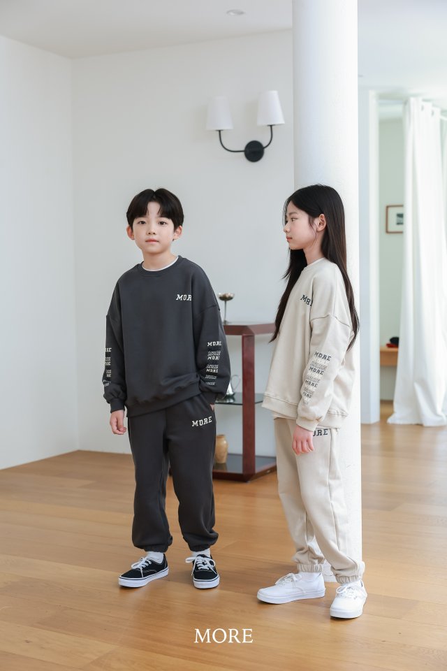 More - Korean Children Fashion - #childofig - Logo Top Bottom Set - 5