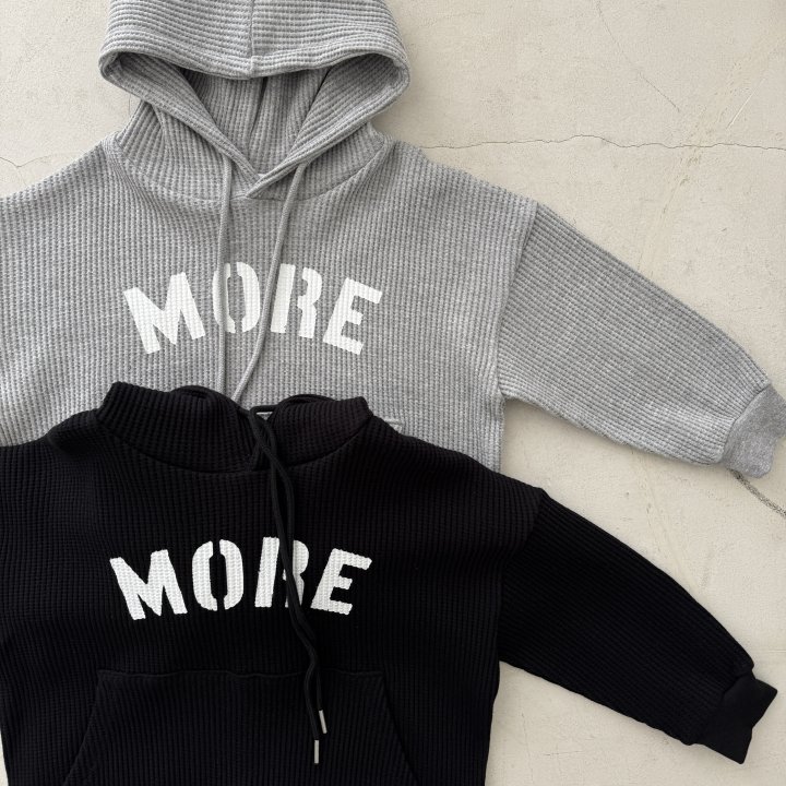 More - Korean Children Fashion - #childrensboutique - Waffle Hoodie - 2